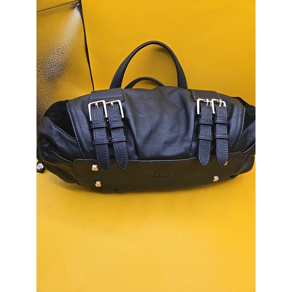 SKAP Handbag Black Leather Hobo Style Bag Excellent Condition!